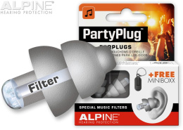 ALPINE Party Plug Silver Grey - stopery, zatyczki muzyczne