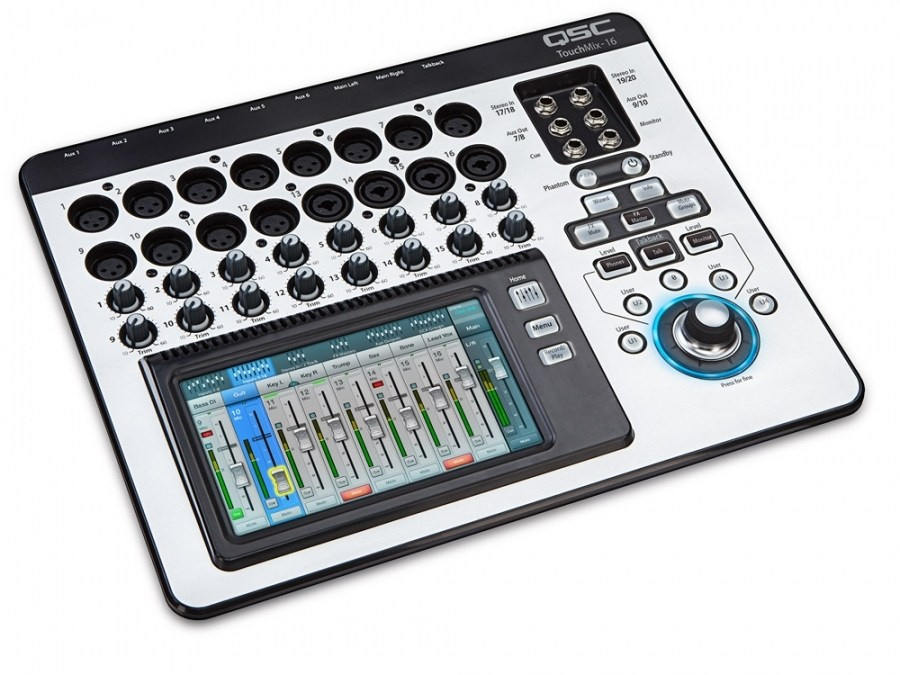 QSC - TouchMix 16 - kompaktowy mixer cyfrowy QSC - TouchMix 16 - kompaktowy mixer cyfrowy