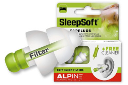 ALPINE SleepSoft + Opaska - stopery do spania
