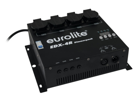 EUROLITE - Sterownik, dimmer pack EDX-4R DMX RDM - Dystrybutor Eurolite EUROLITE - Sterownik, dimmer pack EDX-4R DMX RDM - Dystrybutor Eurolite