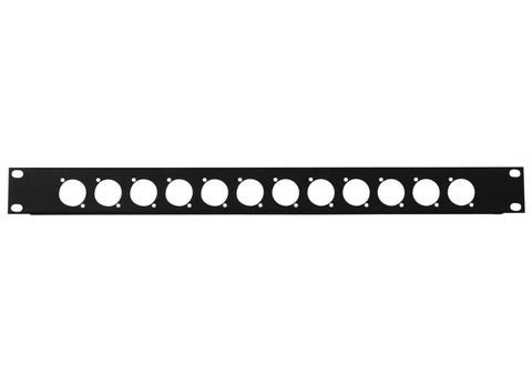 EUROLITE - panel frontowy Z-19 12 x XLR - 1U - dystrybutor Eurolite EUROLITE - panel frontowy Z-19 12 x XLR - 1U - dystrybutor Eurolite