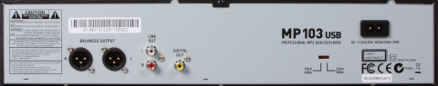 NUMARK - MP103USB NUMARK - MP103USB