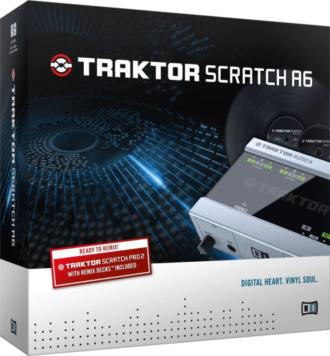 Native Instruments - Traktor Scratch A6 - autoryzowany dealer Native Instruments Native Instruments - Traktor Scratch A6 - autoryzowany dealer Native Instruments