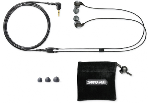 SHURE - Słuchawki dokanałowe SE112 Szare SHURE - Słuchawki dokanałowe SE112 Szare