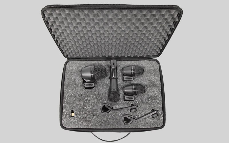 Shure PGADRUMKIT4 zestaw mikrofonów do perkusji Shure PGADRUMKIT4 zestaw mikrofonów do perkusji