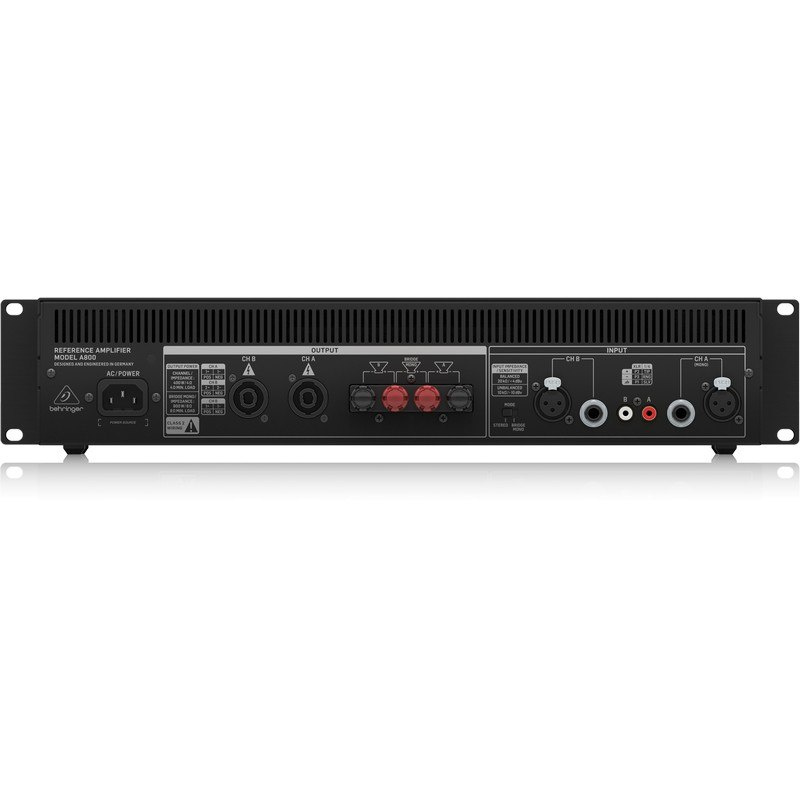 BEHRINGER A800 - wzmacniacz mocy BEHRINGER A800 - wzmacniacz mocy