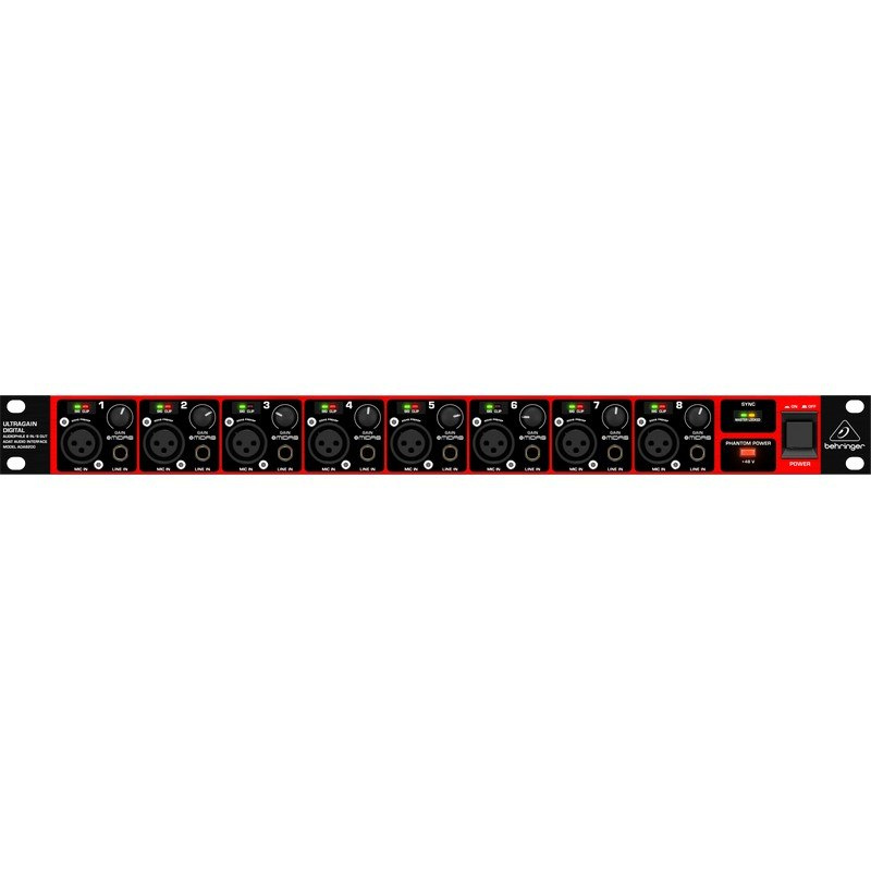 BEHRINGER ADA8200 - Konwerter A/D i D/A BEHRINGER ADA8200 - Konwerter A/D i D/A