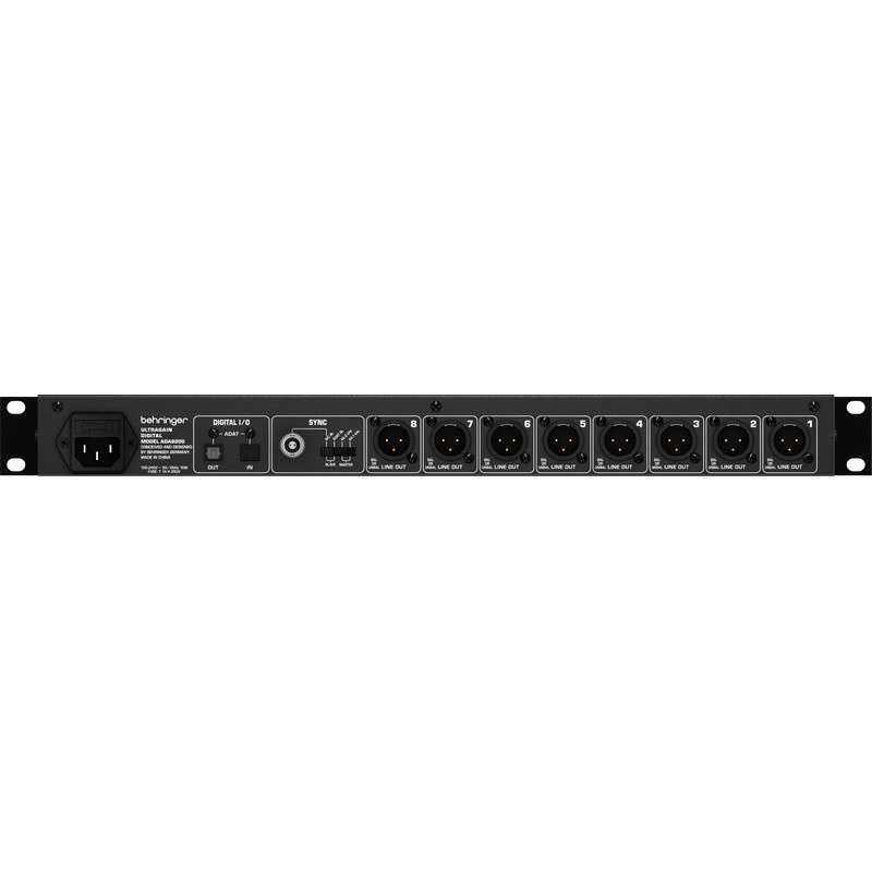 BEHRINGER ADA8200 - Konwerter A/D i D/A BEHRINGER ADA8200 - Konwerter A/D i D/A