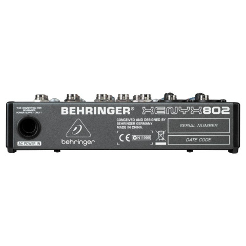 BEHRINGER XENYX 802 - 8-kanałowy mikser XENYX 802 BEHRINGER XENYX 802 - 8-kanałowy mikser XENYX 802