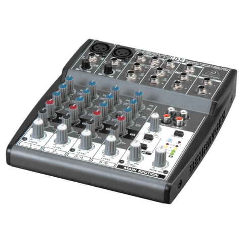 BEHRINGER XENYX 802 - 8-kanałowy mikser XENYX 802 BEHRINGER XENYX 802 - 8-kanałowy mikser XENYX 802