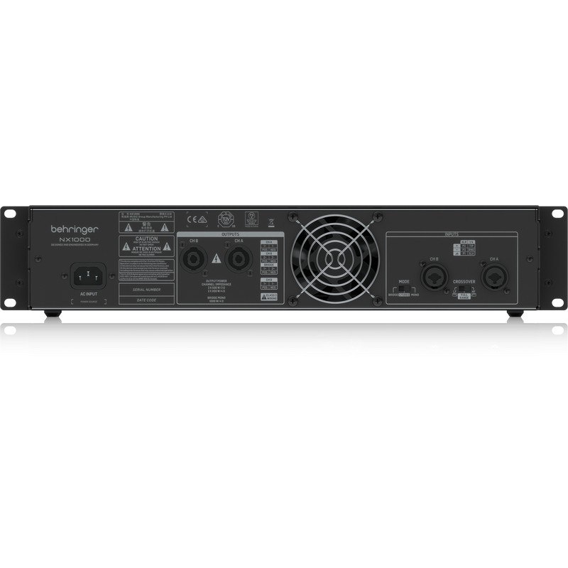 BEHRINGER NX1000 - wzmacniacz 1000W BEHRINGER NX1000 - wzmacniacz 1000W