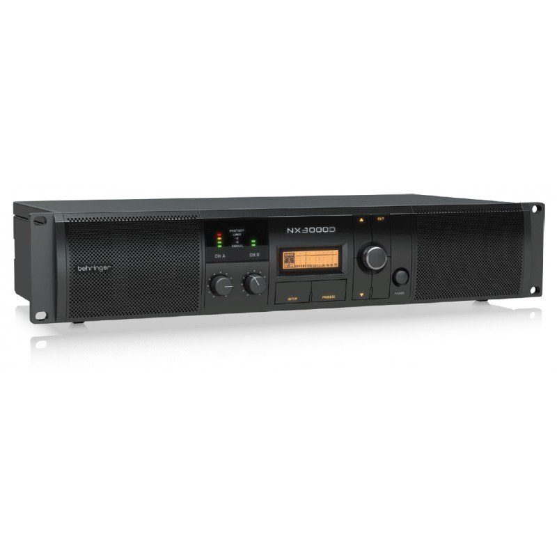 BEHRINGER NX3000D - cyfrowy wzmacniacz mocy 3000W z DSP BEHRINGER NX3000D - cyfrowy wzmacniacz mocy 3000W z DSP
