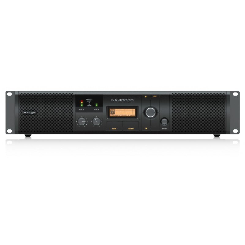 BEHRINGER NX3000D - cyfrowy wzmacniacz mocy 3000W z DSP BEHRINGER NX3000D - cyfrowy wzmacniacz mocy 3000W z DSP