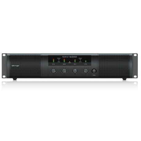 BEHRINGER NX4-6000 - cyfrowy wzmacniacz mocy 6000 W z 4 kanałami BEHRINGER NX4-6000 - cyfrowy wzmacniacz mocy 6000 W z 4 kanałami