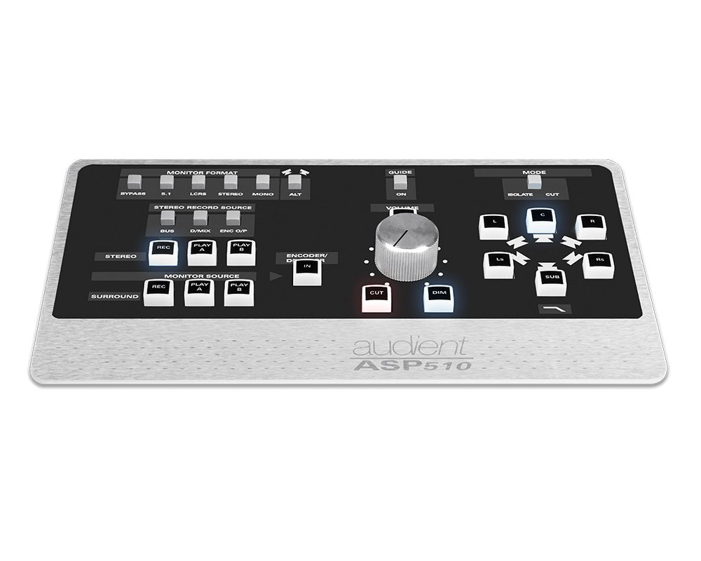 Audient ASP510 - kontroler monitorów dla dźwięku przestrzennego Audient ASP510 - kontroler monitorów dla dźwięku przestrzennego