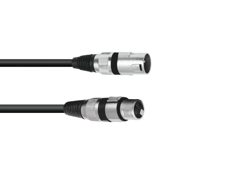 Kabel OMNITRONIC XLR 3pin 3m czarny Kabel OMNITRONIC XLR 3pin 3m czarny