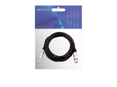 Omnitronic - XLR(F)/Jack mono 2m Omnitronic - XLR(F)/Jack mono 2m