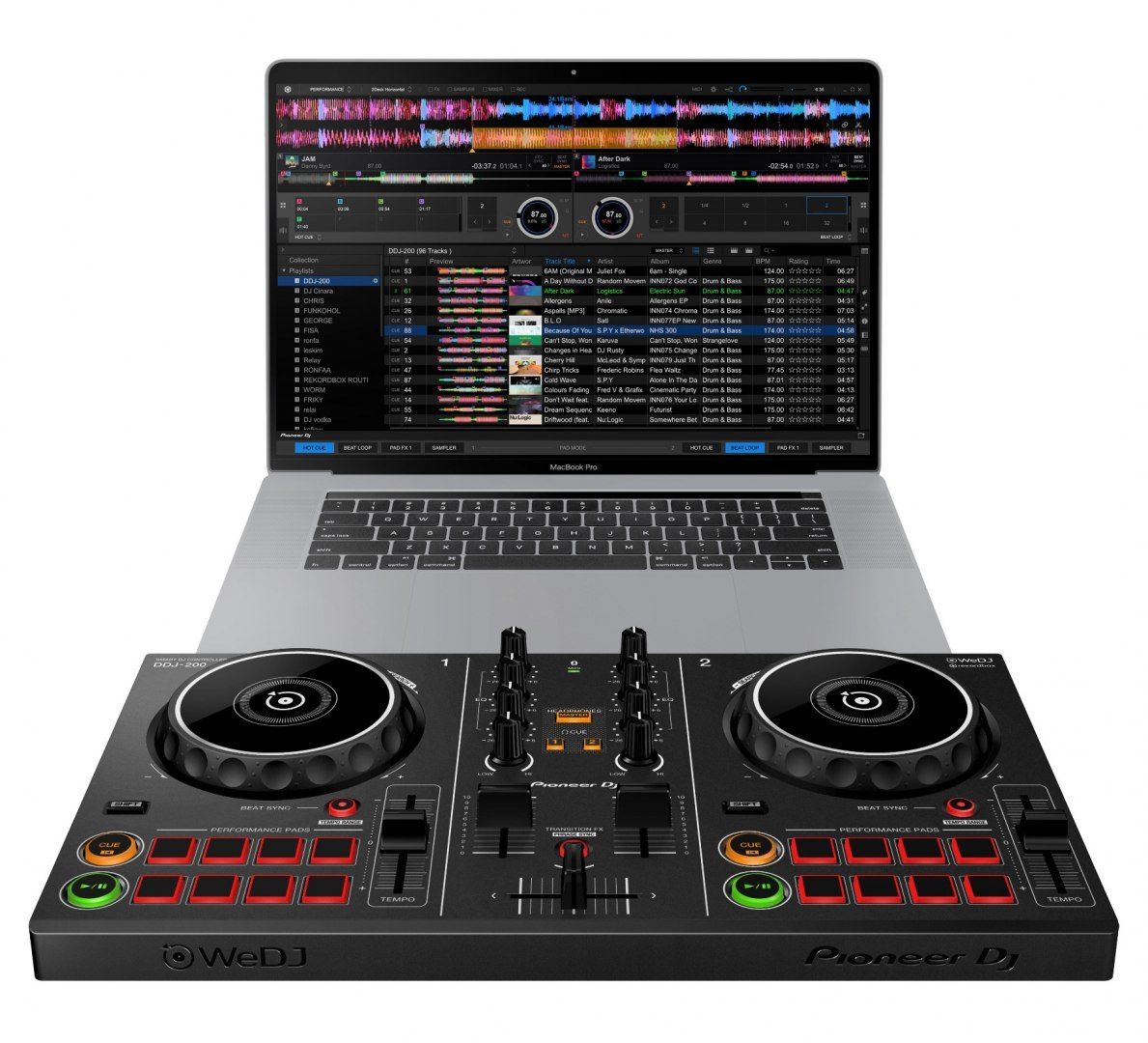 PioneerDJ DDJ-200 kontroler DJ PioneerDJ DDJ-200 kontroler DJ