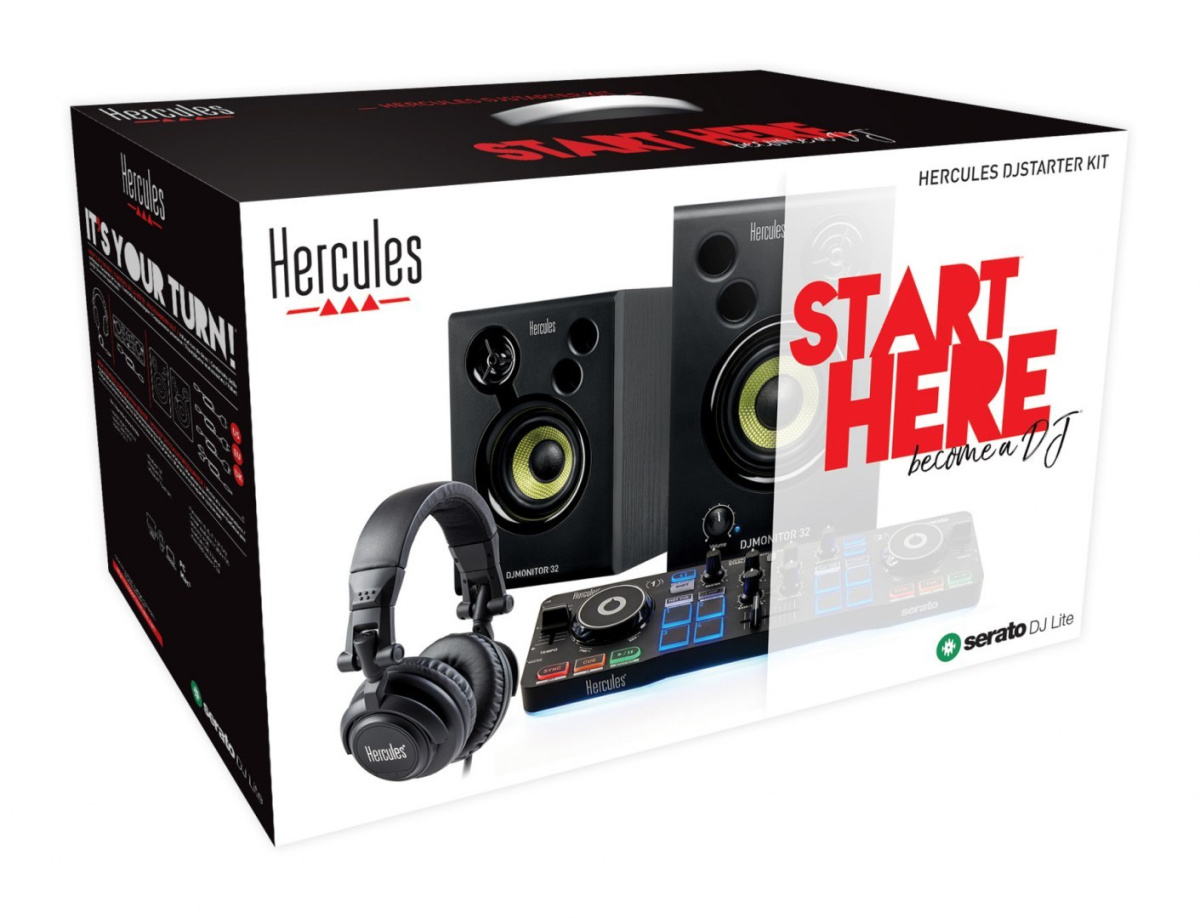 DJ'ski zestaw startowy Hercules DJStarter Kit DJ'ski zestaw startowy Hercules DJStarter Kit