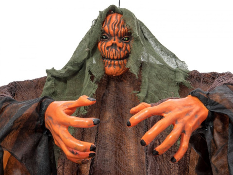 Halloween – Figura Dynia Potwór 50cm Ruch + efekt LED + dźwięk Halloween – Figura Dynia Potwór 50cm Ruch + efekt LED + dźwięk