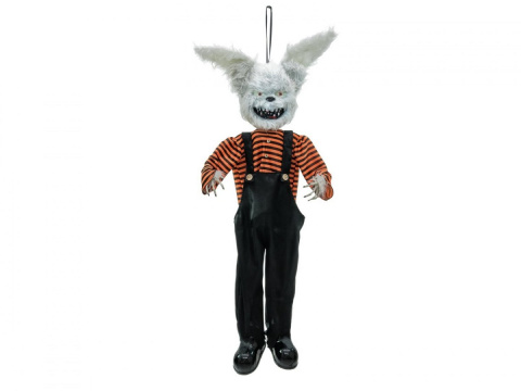 Halloween figura Horror Królik 140cm efekt LED i dźwięk Halloween figura Horror Królik 140cm efekt LED i dźwięk