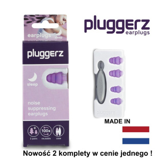 stopery do spania 4 szt. w komplecie Pluggerz Uni Fit Sleep