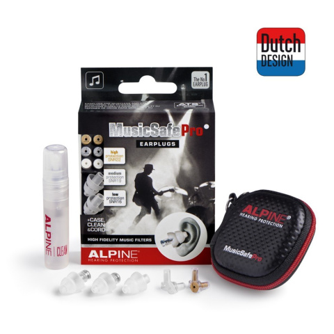 ALPINE Musicsafe Pro Transparent - zatyczki muzyczne ALPINE Musicsafe Pro Transparent - zatyczki muzyczne