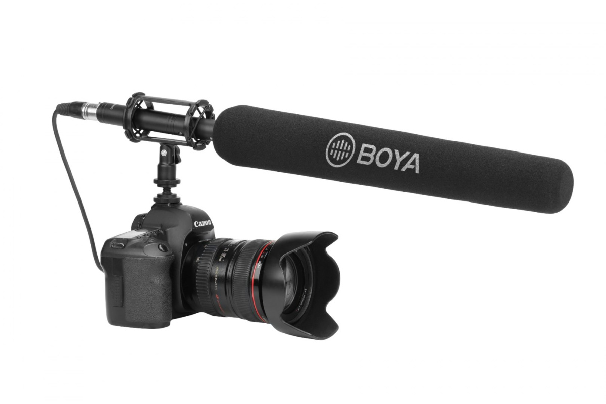BOYA BOYABY-PVM3000L- potężny mikrofon typu shotgun XLR- długi