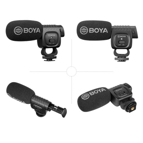 BOYA BY-BM3011 Mikrofon pojemnościowy z kablami audio TRS i TRRS BOYA BY-BM3011 Mikrofon pojemnościowy z kablami audio TRS i TRRS