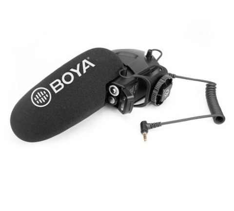 BOYA BY-BM3030 Superkardioidalny mikrofon pojemnościowy do kamer/aparatów BOYA BY-BM3030 Superkardioidalny mikrofon pojemnościowy do kamer/aparatów