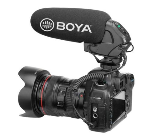 BOYA BY-BM3030 Superkardioidalny mikrofon pojemnościowy do kamer/aparatów BOYA BY-BM3030 Superkardioidalny mikrofon pojemnościowy do kamer/aparatów
