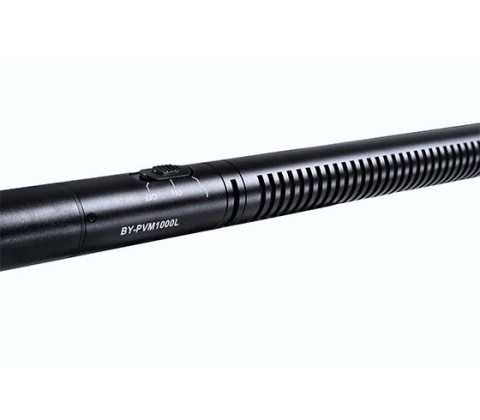 BOYA BY-PVM1000L Profesjonalny mikrofon kierunkowy typu Shotgun wydłużona konstrukcja do 38 cm BOYA BY-PVM1000L Profesjonalny mikrofon kierunkowy typu Shotgun wydłużona konstrukcja do 38 cm