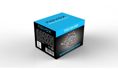 Novox TSX1 Silver koszyk antywstrząsowy Novox TSX1 Silver koszyk antywstrząsowy