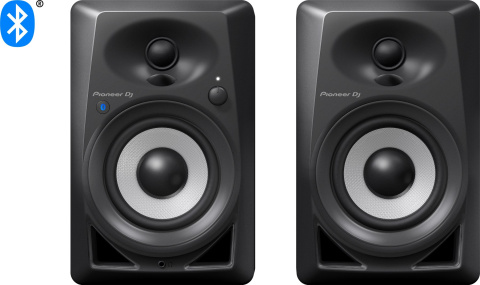 PioneerDJ DM-40BT- aktywne monitory odsłuchowe Bluetooth PioneerDJ DM-40BT- aktywne monitory odsłuchowe Bluetooth