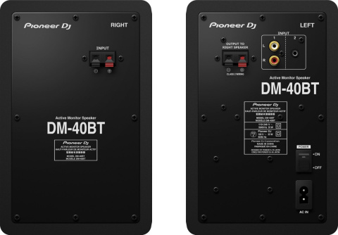 PioneerDJ DM-40BT- aktywne monitory odsłuchowe Bluetooth PioneerDJ DM-40BT- aktywne monitory odsłuchowe Bluetooth