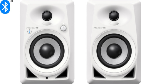 PioneerDJ DM-40BT-W aktywne monitory DJ Bluetooth PioneerDJ DM-40BT-W aktywne monitory DJ Bluetooth