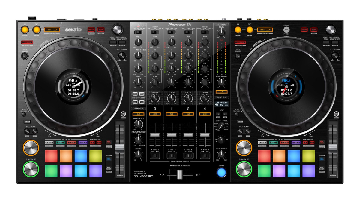 Pioneer - DDJ-1000SRT 4 kanałowy kontroler pod Serato DJ Pioneer - DDJ-1000SRT 4 kanałowy kontroler pod Serato DJ