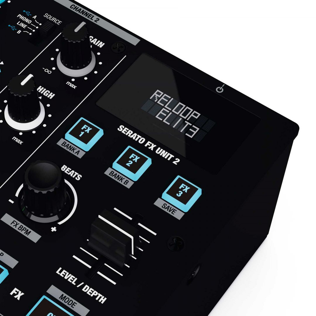 Reloop Elite 2 kanałowy mikser DJ Reloop Elite 2 kanałowy mikser DJ