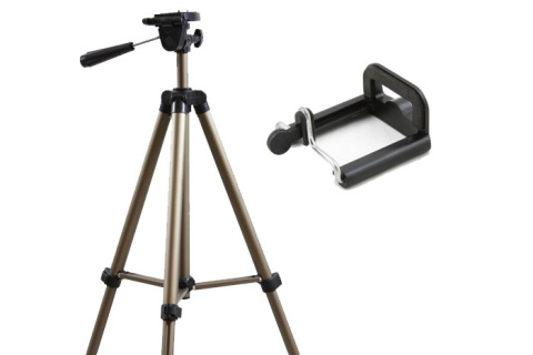 Statyw 144cm na aparat, telefon - zestaw 3w1+ PILOT