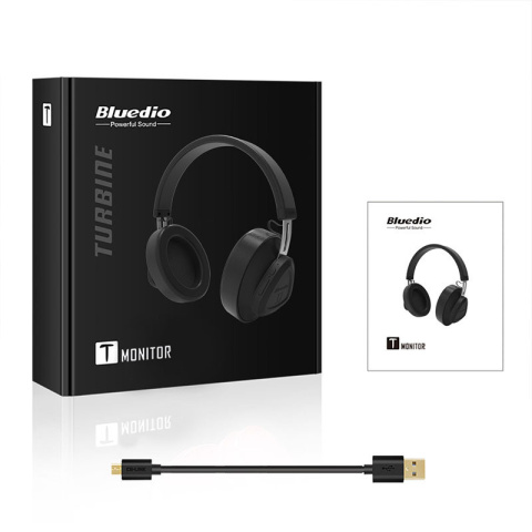 BLUEDIO TM CZARNE BT5.0 SŁUCHAWKI BEZPRZEWODOWE BLUEDIO TM CZARNE BT5.0 SŁUCHAWKI BEZPRZEWODOWE