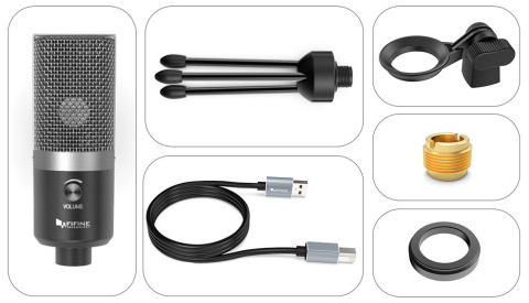 FIFINE K681 USB stydyjny mikrofon dla graczy FIFINE K681 USB stydyjny mikrofon dla graczy