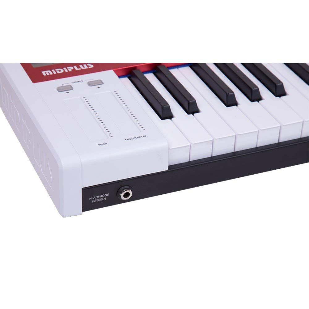 MIDIPLUS- X6 PRO Klawiatura sterująca - kontroler USB / MIDI z półważoną klawiaturą