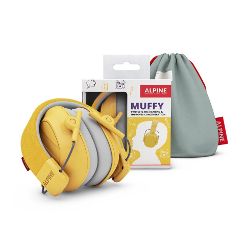 Nauszniki Alpine Muffy Kids - żółte Nauszniki Alpine Muffy Kids - żółte