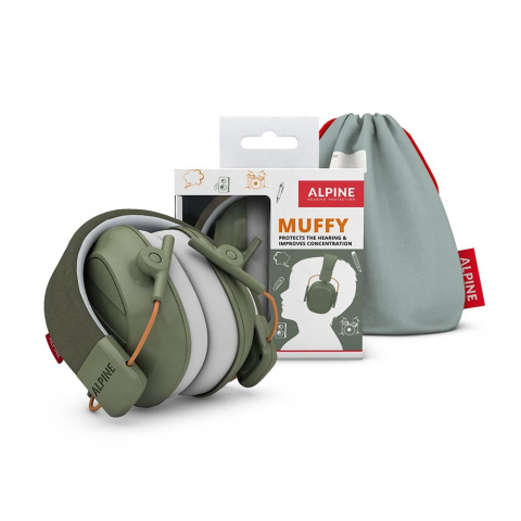 Nauszniki Alpine Muffy Kids - zielone Nauszniki Alpine Muffy Kids - zielone