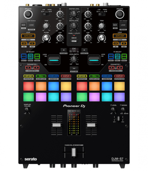 PioneerDJ DJM-S7 2 kanałowy scratch mikser PioneerDJ DJM-S7 2 kanałowy scratch mikser