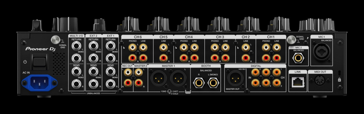 PioneerDJ DJM-V10-LF 6-kanałowy profesjonalny mikser dla DJ-ów z suwakami 60mm PioneerDJ DJM-V10-LF 6-kanałowy profesjonalny mikser dla DJ-ów z suwakami 60mm