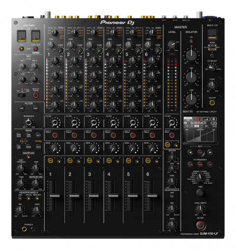 PioneerDJ DJM-V10-LF 6-kanałowy profesjonalny mikser dla DJ-ów z suwakami 60mm PioneerDJ DJM-V10-LF 6-kanałowy profesjonalny mikser dla DJ-ów z suwakami 60mm