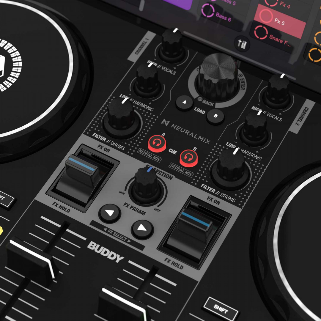 RELOOP Buddy - 2 kanałowy kontroler dla DJa RELOOP Buddy - 2 kanałowy kontroler dla DJa