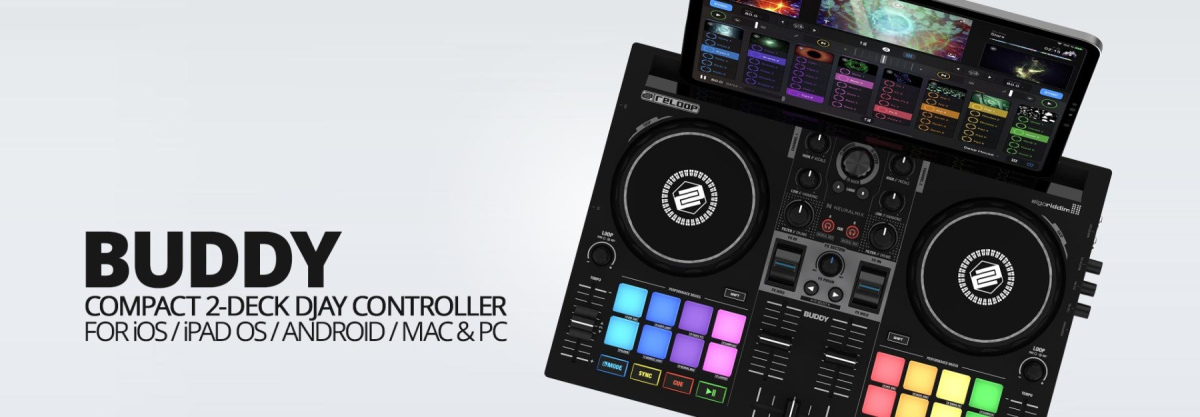 RELOOP Buddy - 2 kanałowy kontroler dla DJa RELOOP Buddy - 2 kanałowy kontroler dla DJa