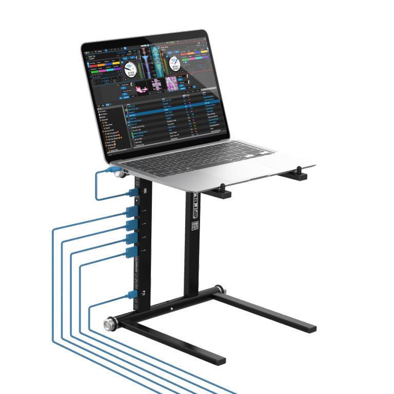 Reloop DJ Stand HUB wielofunkcyjnego statywu pod laptopa Reloop DJ Stand HUB wielofunkcyjnego statywu pod laptopa